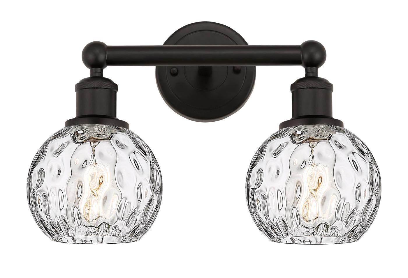 Edison Bath Vanity Light Cast Brass Glass