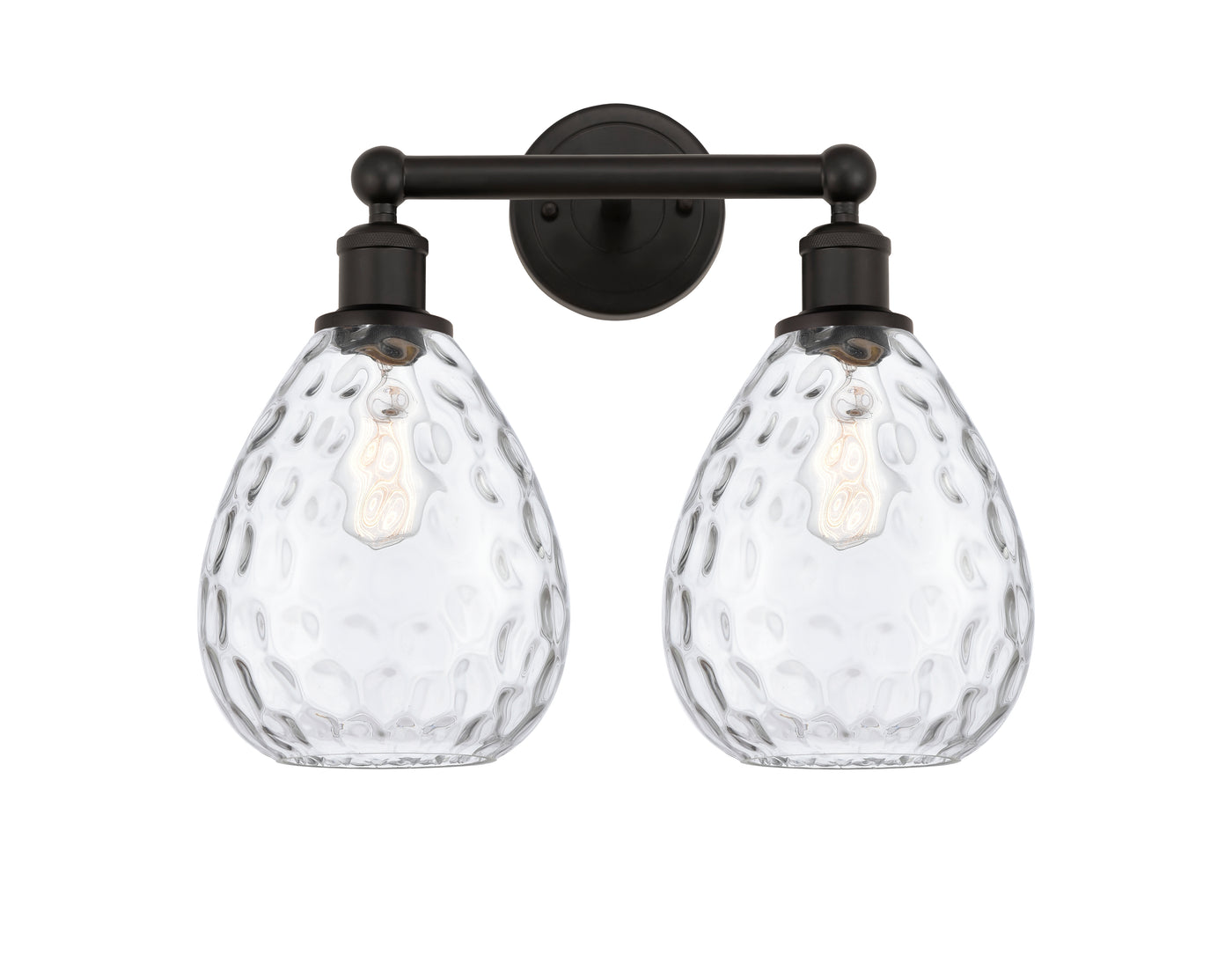 Edison Bath Vanity Light Cast Brass Glass