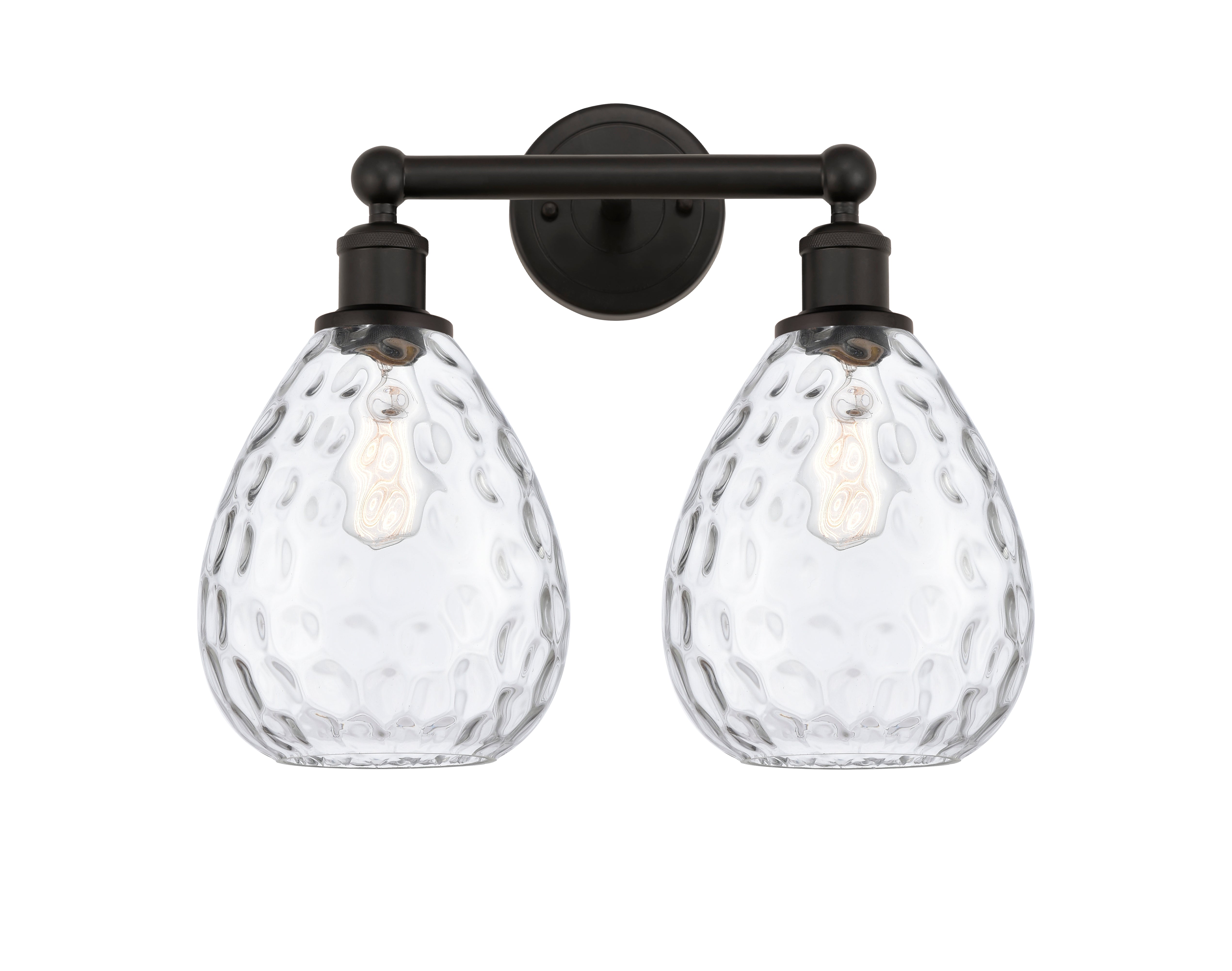 Edison Bath Vanity Light Cast Brass Glass