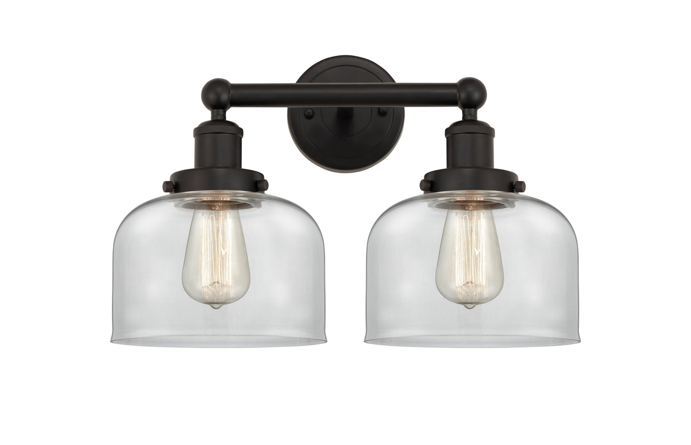 Edison Bath Vanity Light Cast Brass 16 Inches