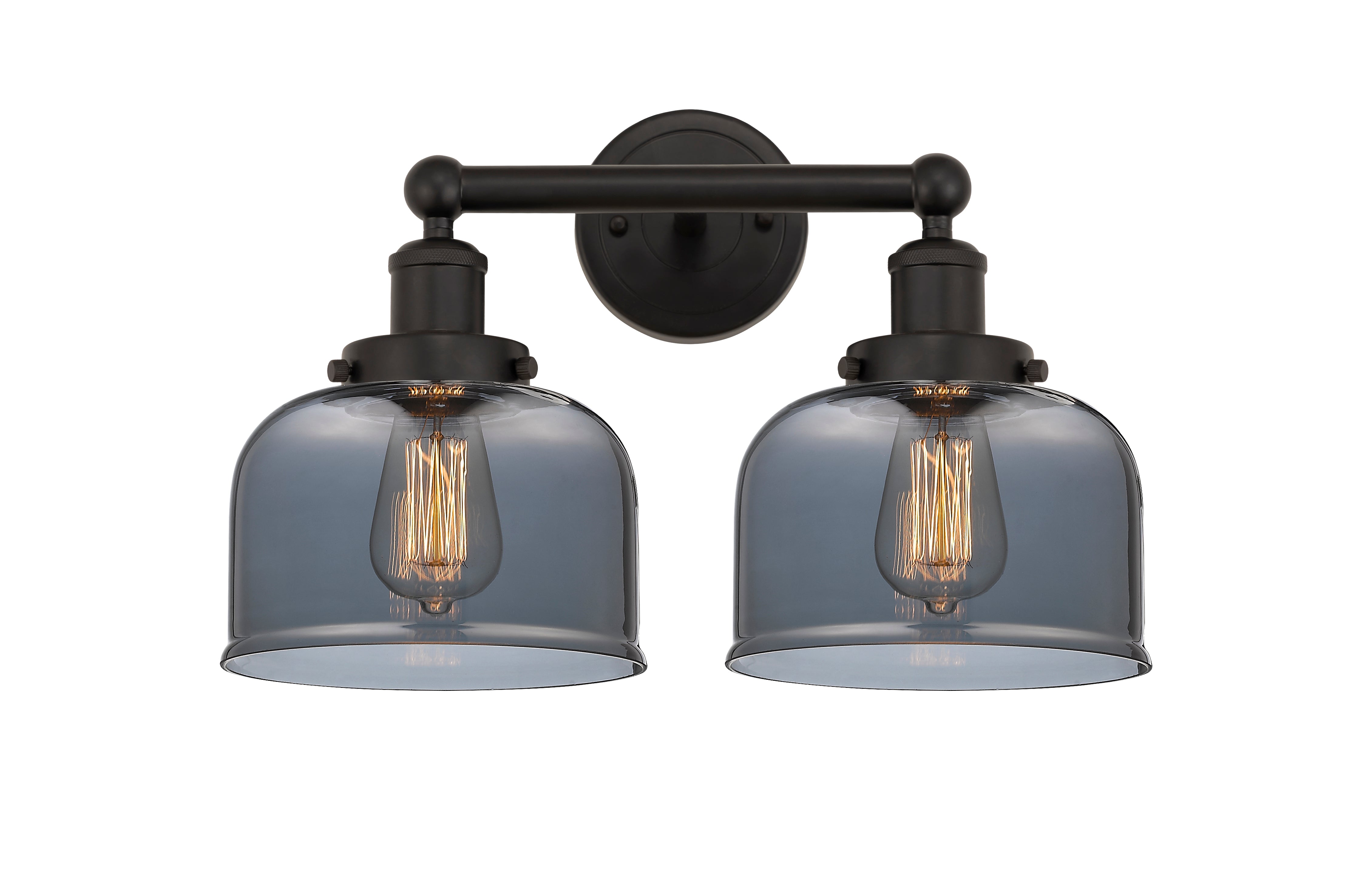 Edison Bath Vanity Light Cast Brass 16 Inches