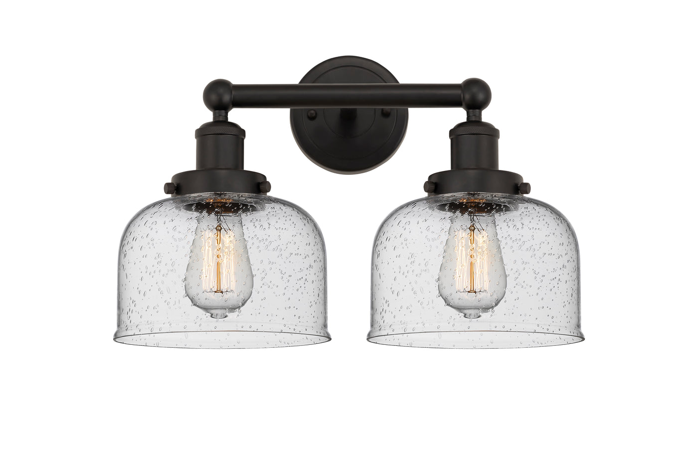 Edison Bath Vanity Light Cast Brass 16 Inches