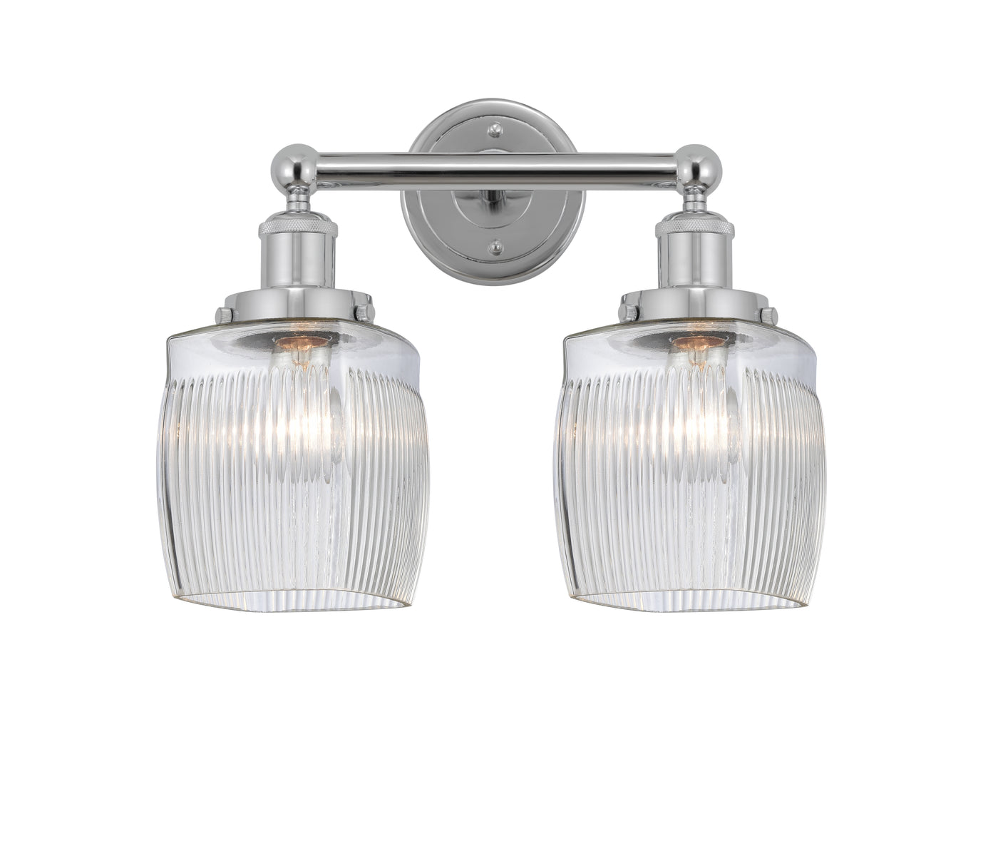 Edison Bath Vanity Light Cast Brass Glass