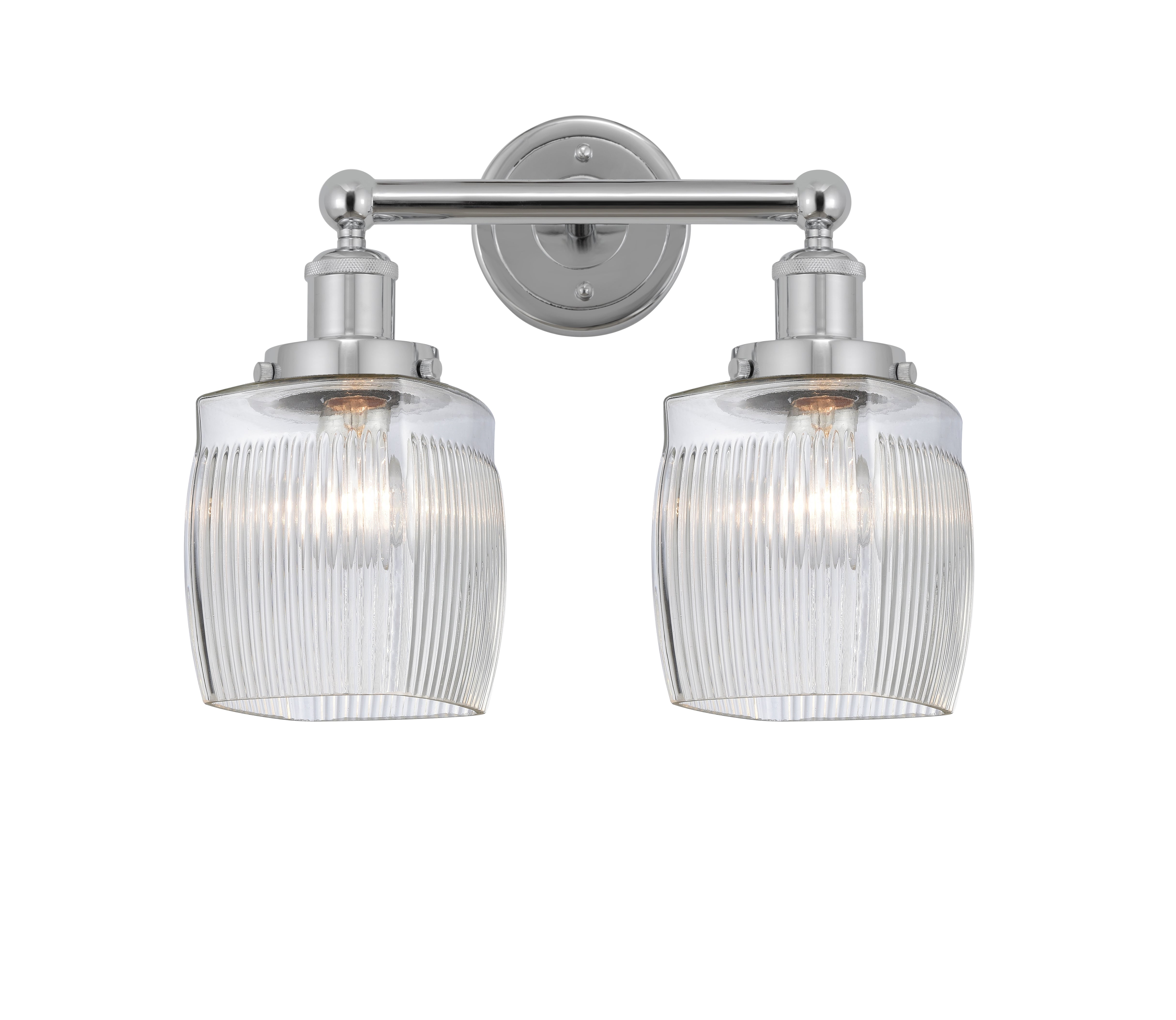 Edison Bath Vanity Light Cast Brass Glass