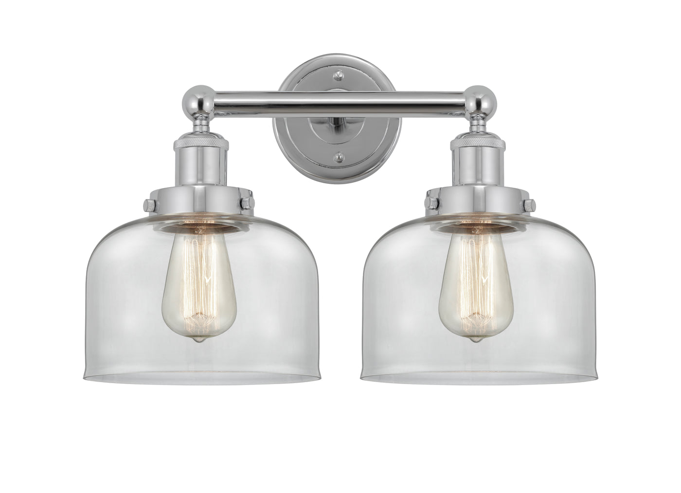 Edison Bath Vanity Light Cast Brass 16 Inches