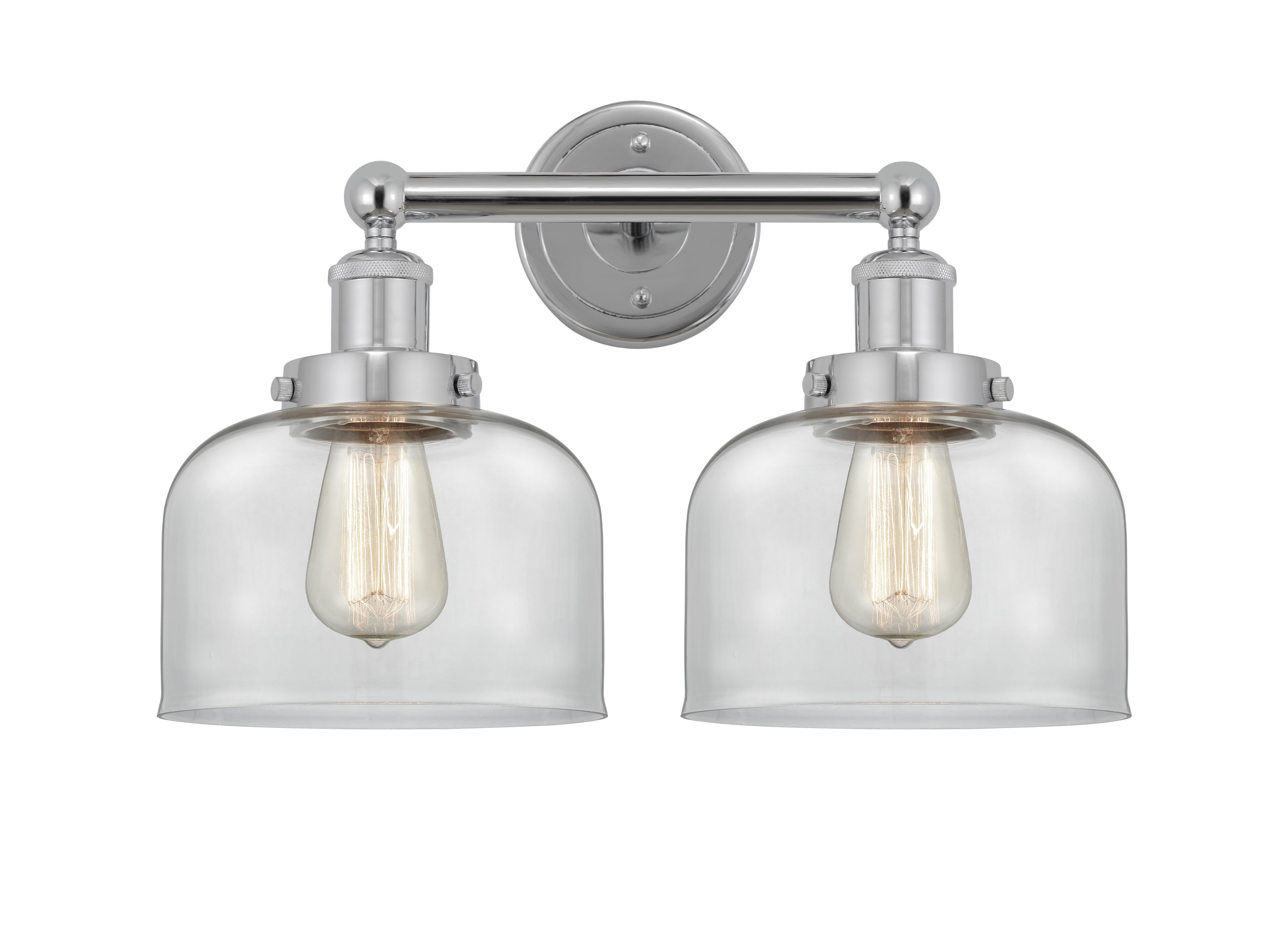 Edison Bath Vanity Light Cast Brass 16 Inches