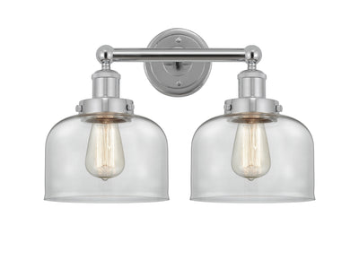 Edison Bath Vanity Light Cast Brass 16 Inches