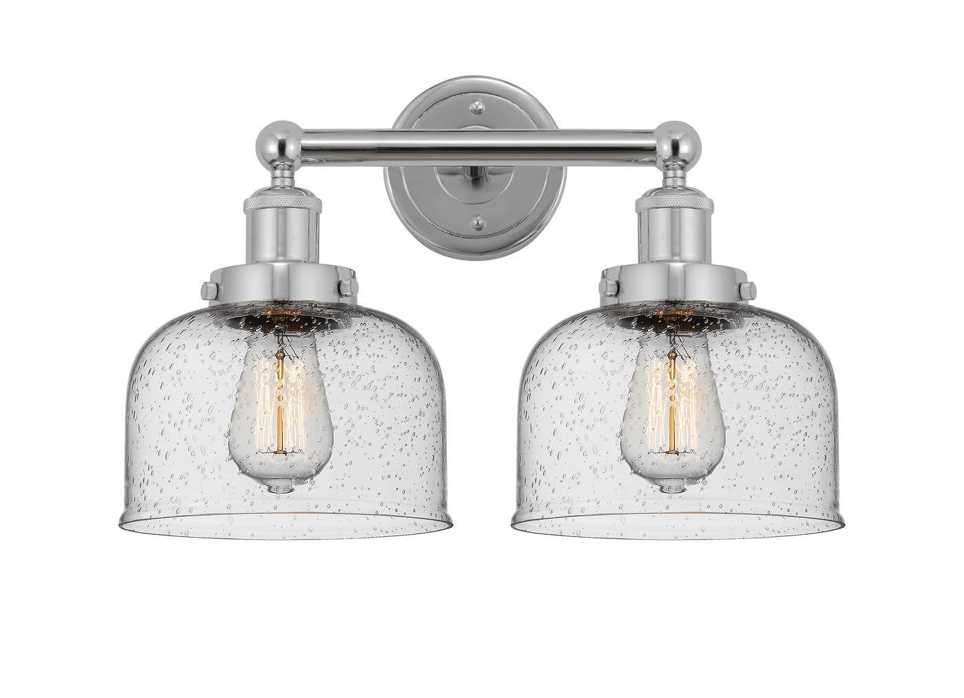 Edison Bath Vanity Light Cast Brass 16 Inches
