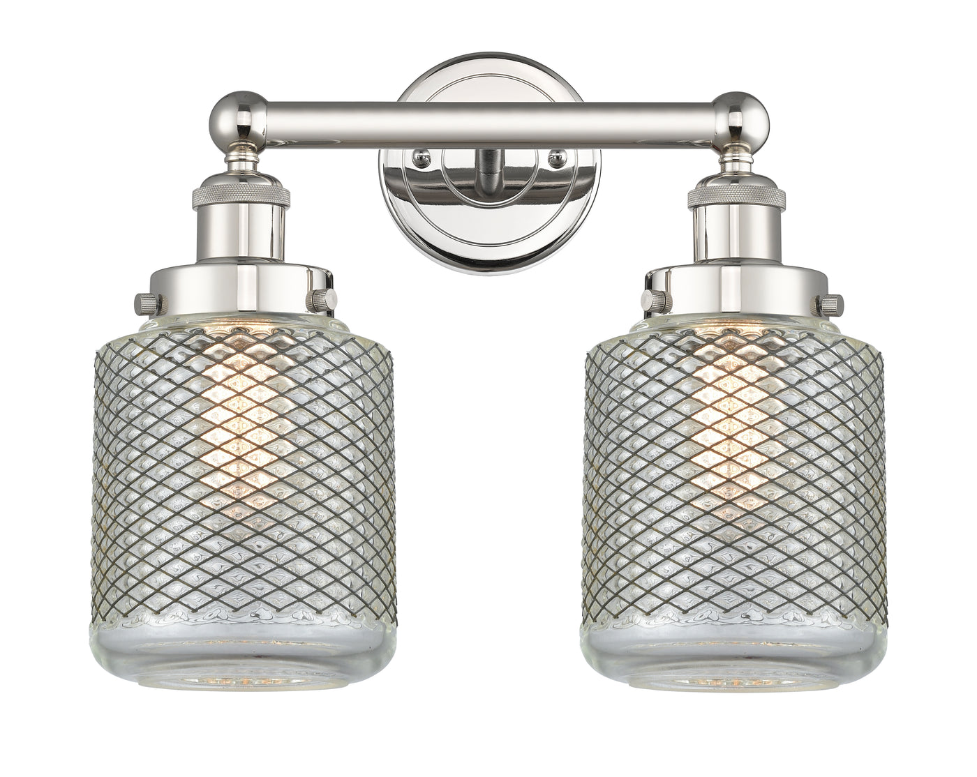 Edison Bath Vanity Light Cast Brass Glass