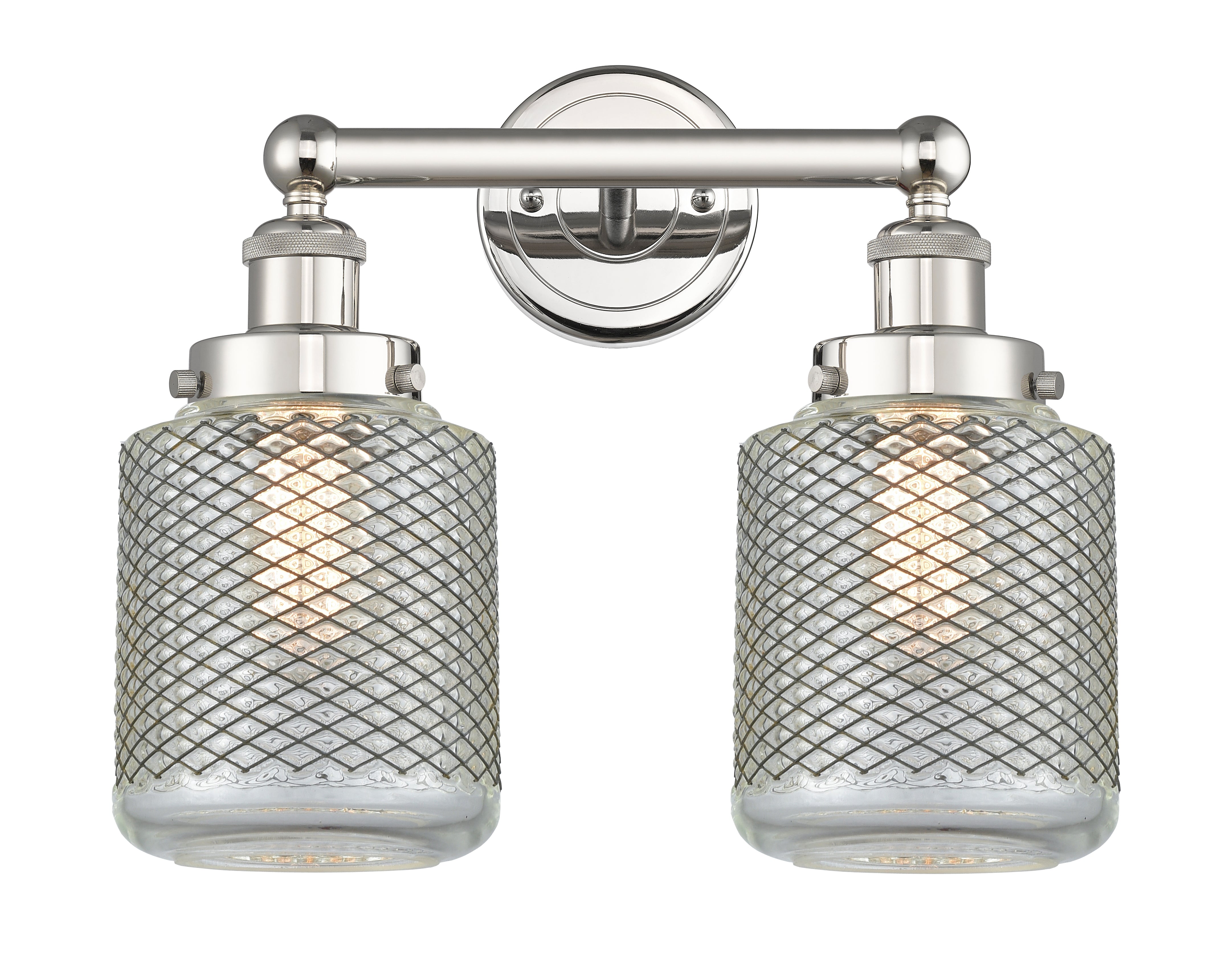 Edison Bath Vanity Light Cast Brass Glass