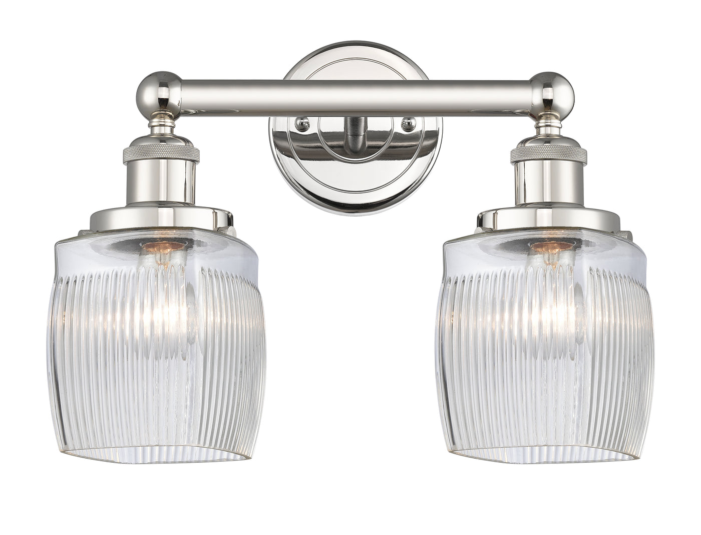 Edison Bath Vanity Light Cast Brass Glass