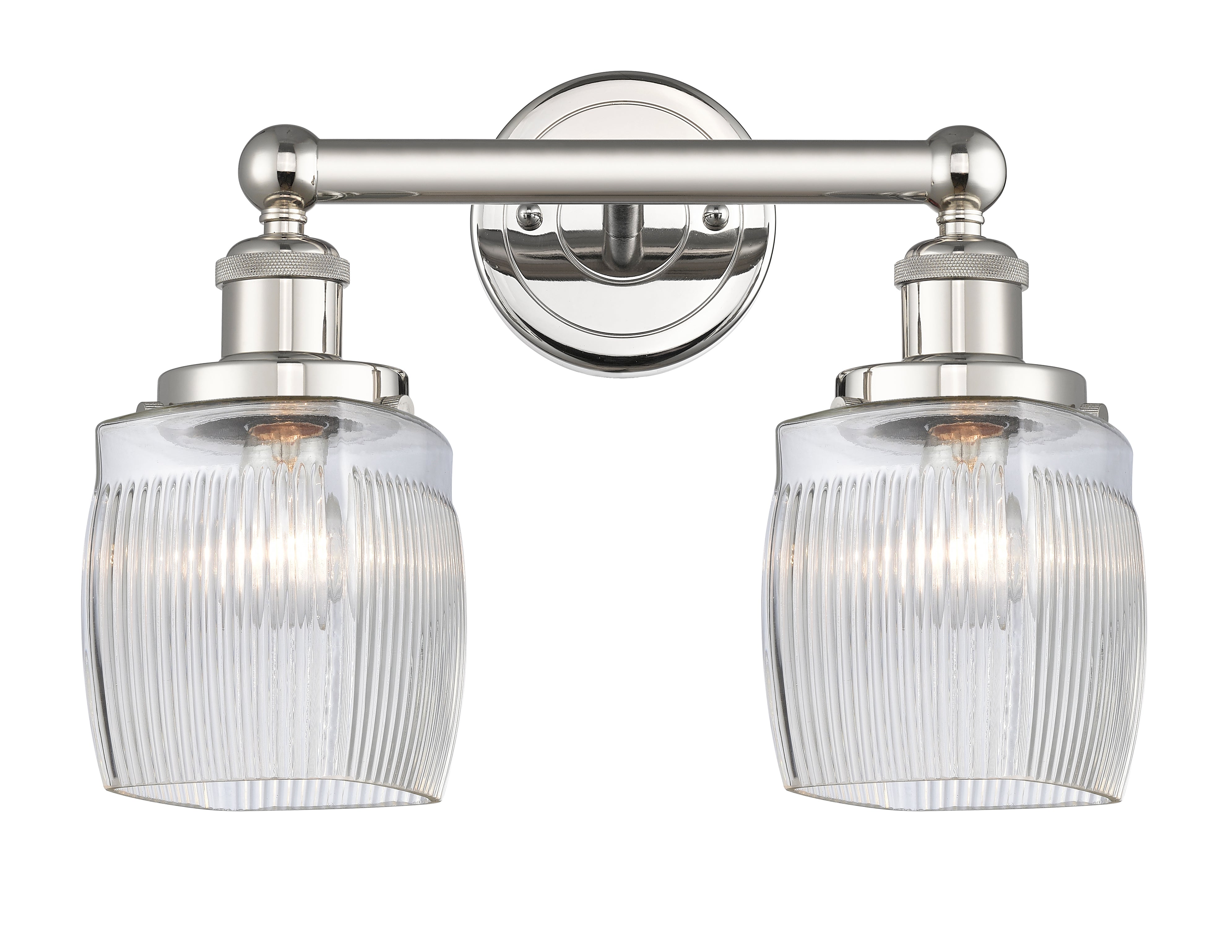 Edison Bath Vanity Light Cast Brass Glass