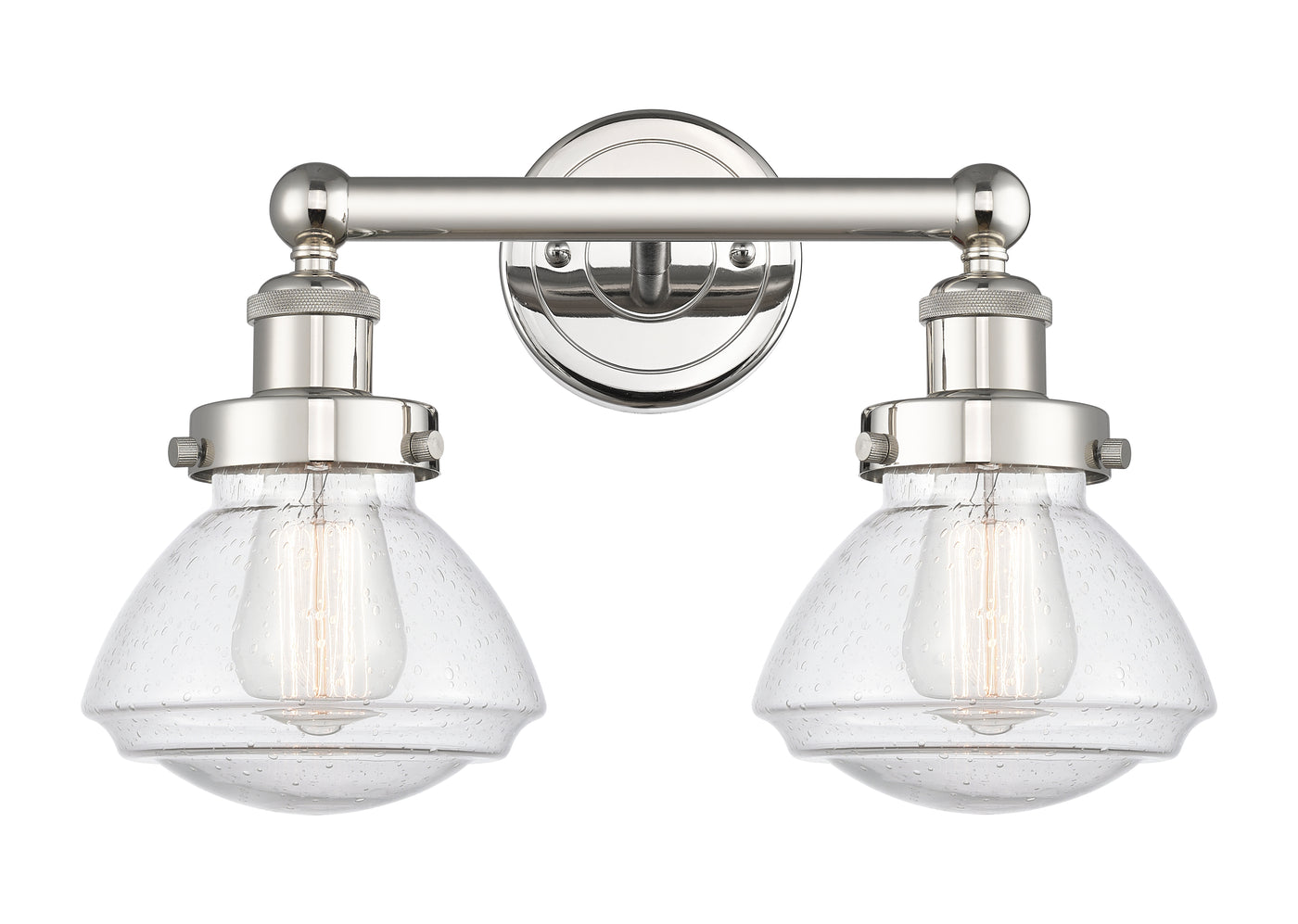 Edison Bath Vanity Light Cast Brass Three