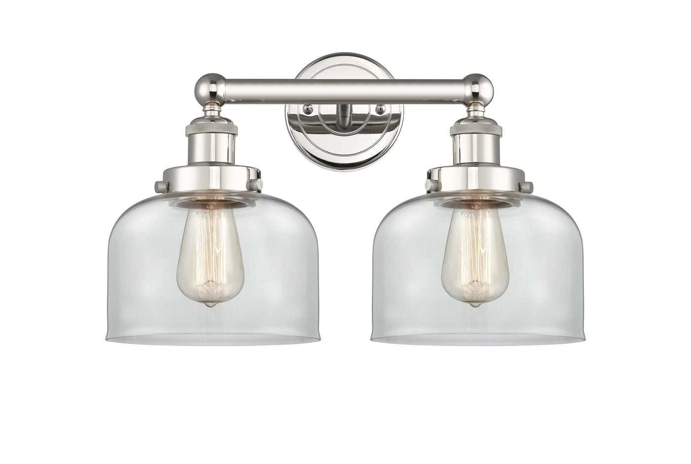 Edison Bath Vanity Light Cast Brass 16 Inches