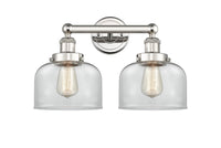 Edison Bath Vanity Light Cast Brass 16 Inches