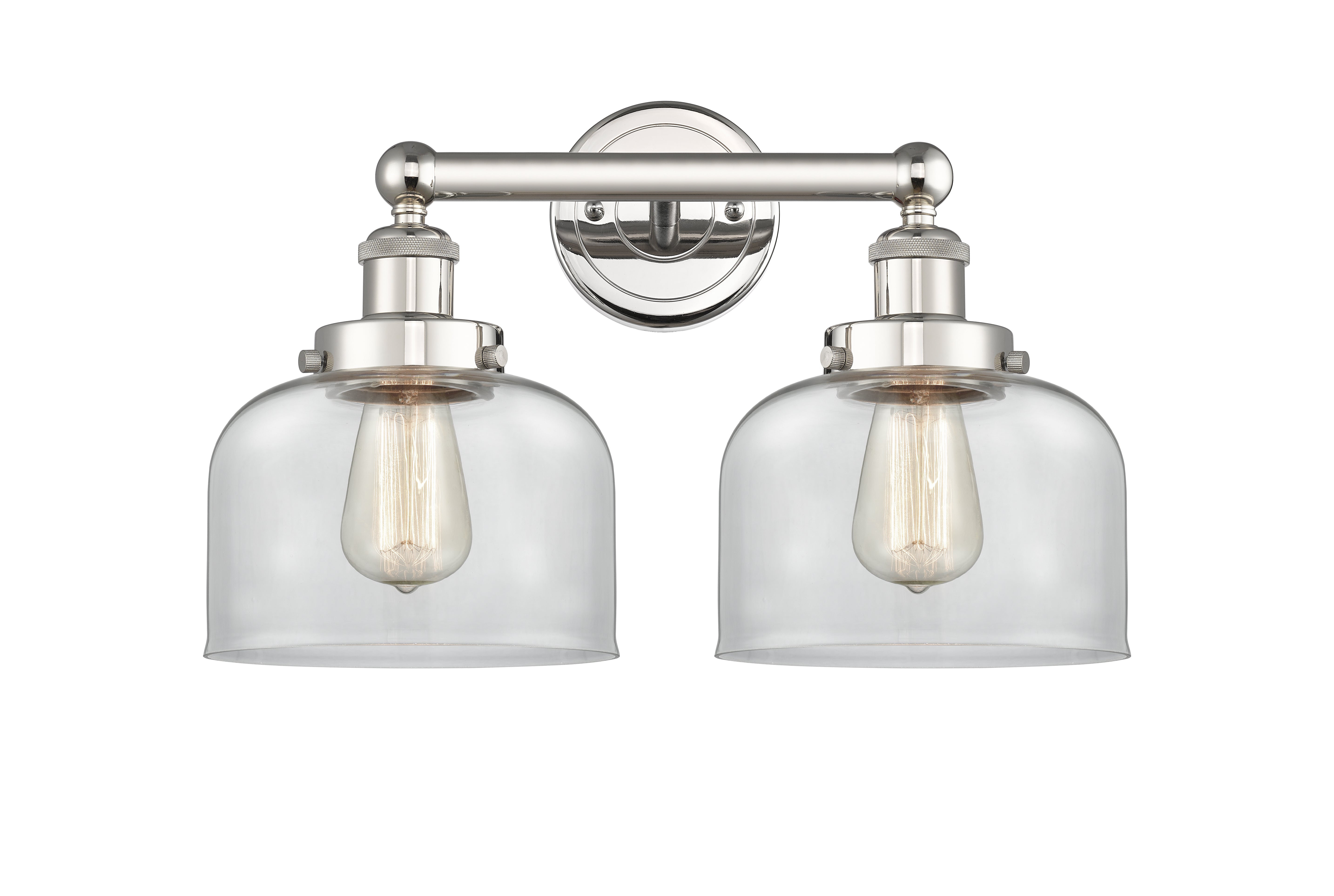 Edison Bath Vanity Light Cast Brass 16 Inches