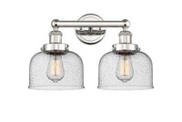 Edison Bath Vanity Light Cast Brass 16 Inches