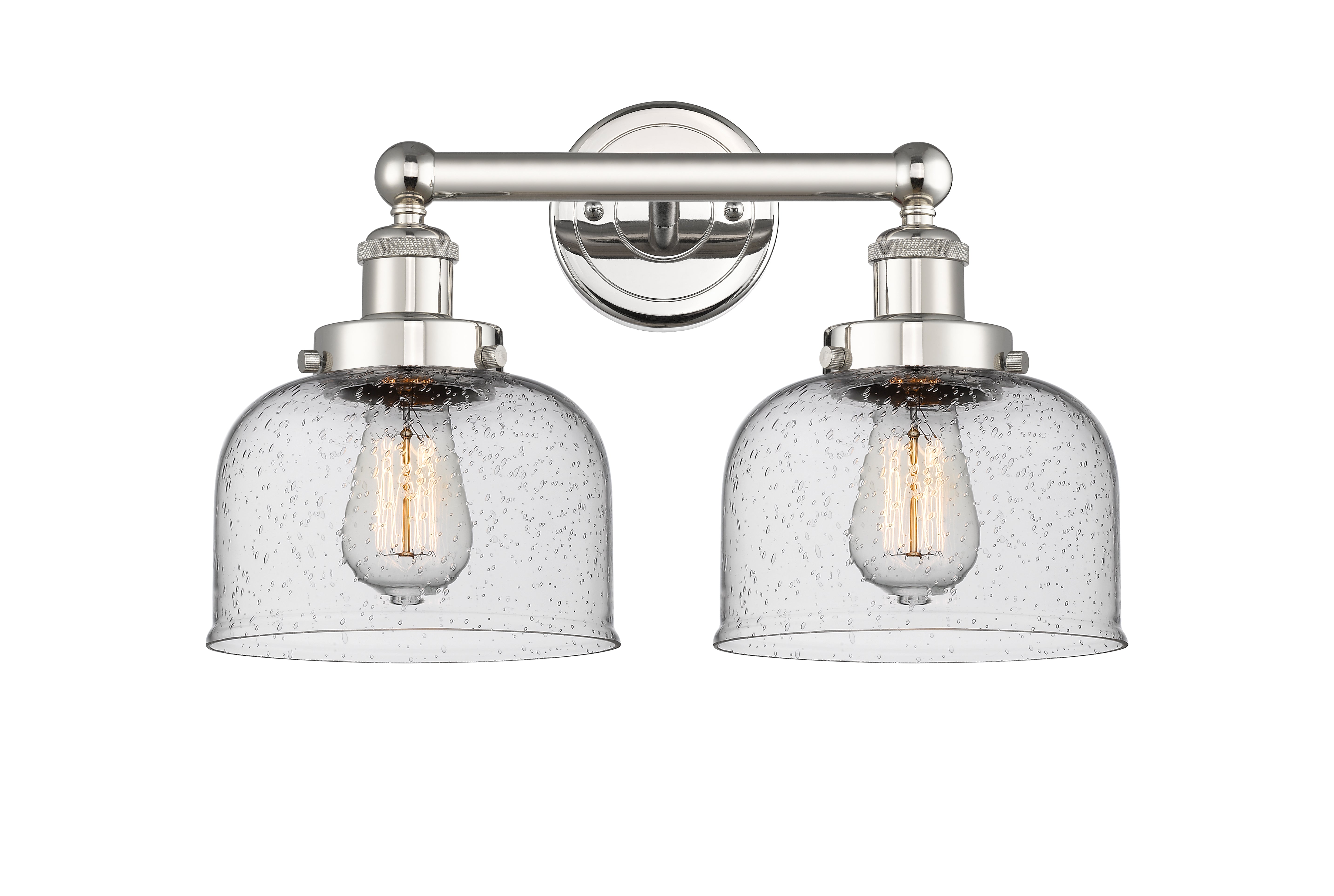 Edison Bath Vanity Light Cast Brass 16 Inches