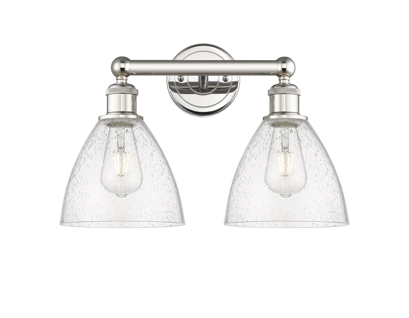 Edison Bath Vanity Light Steel Glass Brass