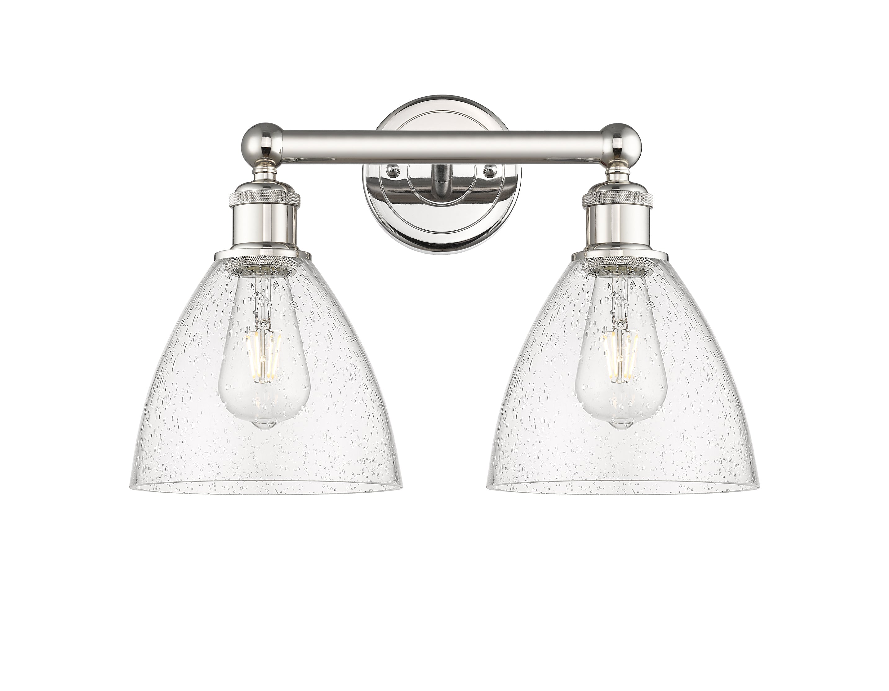Edison Bath Vanity Light Steel Glass Brass