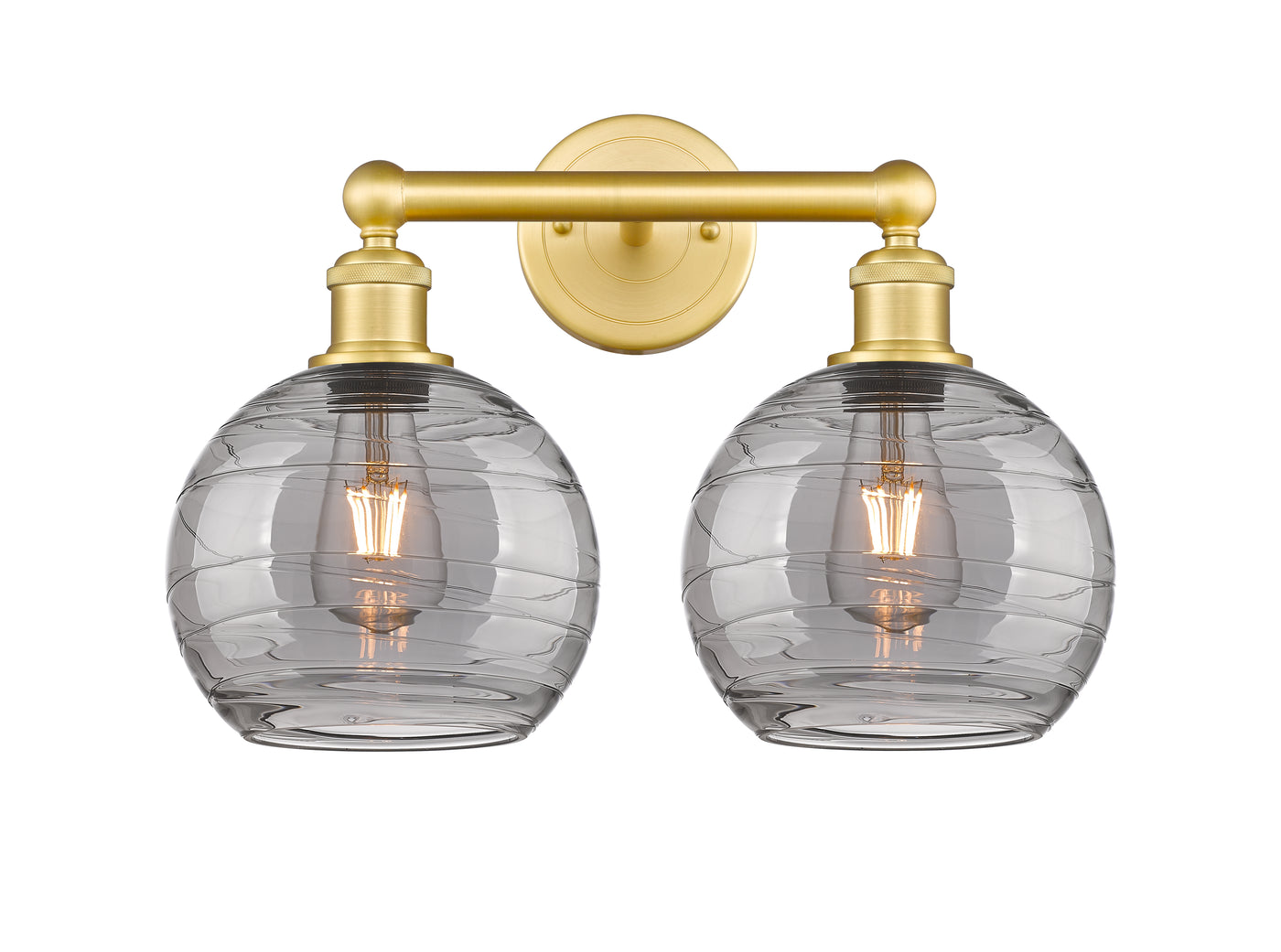 Edison Bath Vanity Light Brass Steel