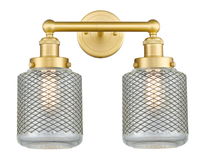 Edison Bath Vanity Light Cast Brass Glass