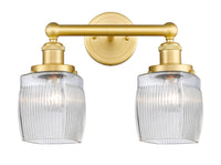 Edison Bath Vanity Light Cast Brass Glass