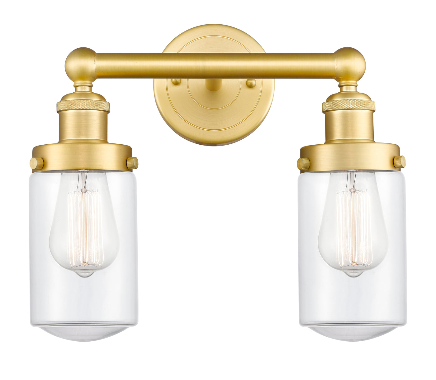 Edison Bath Vanity Light Cast Brass Finish