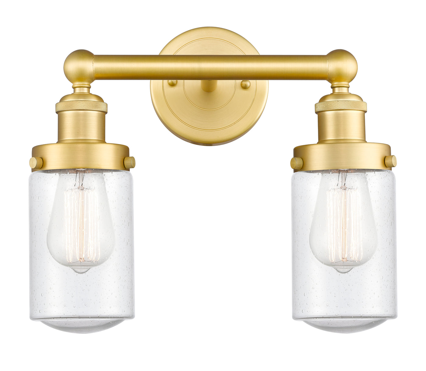 Edison Bath Vanity Light Cast Brass Finish