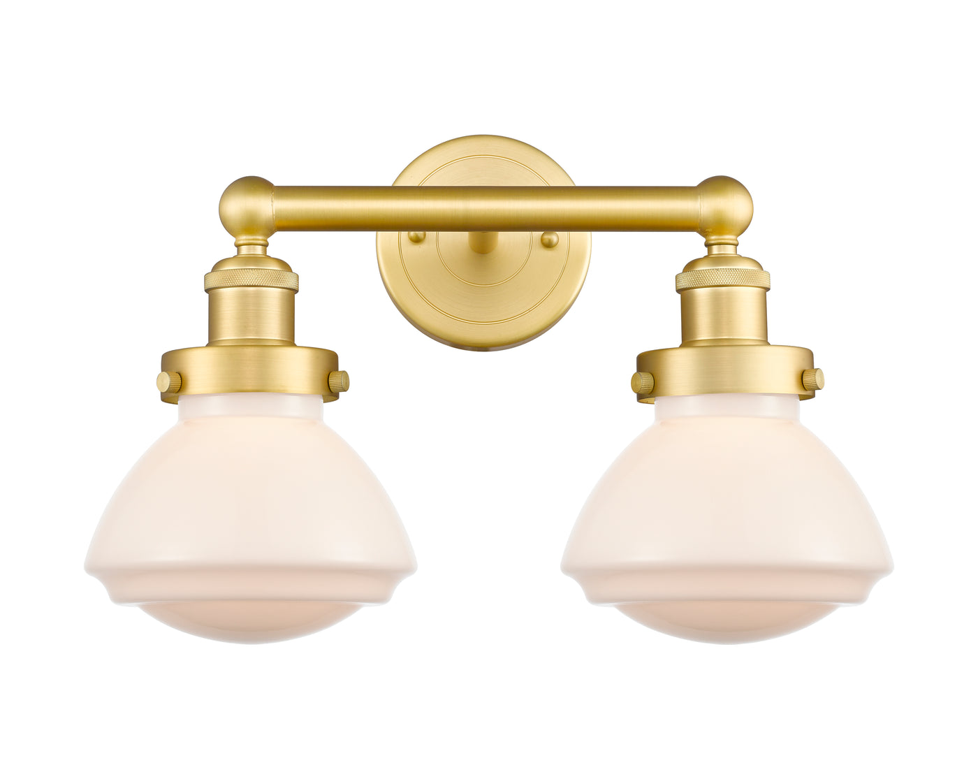Edison Bath Vanity Light Cast Brass Three