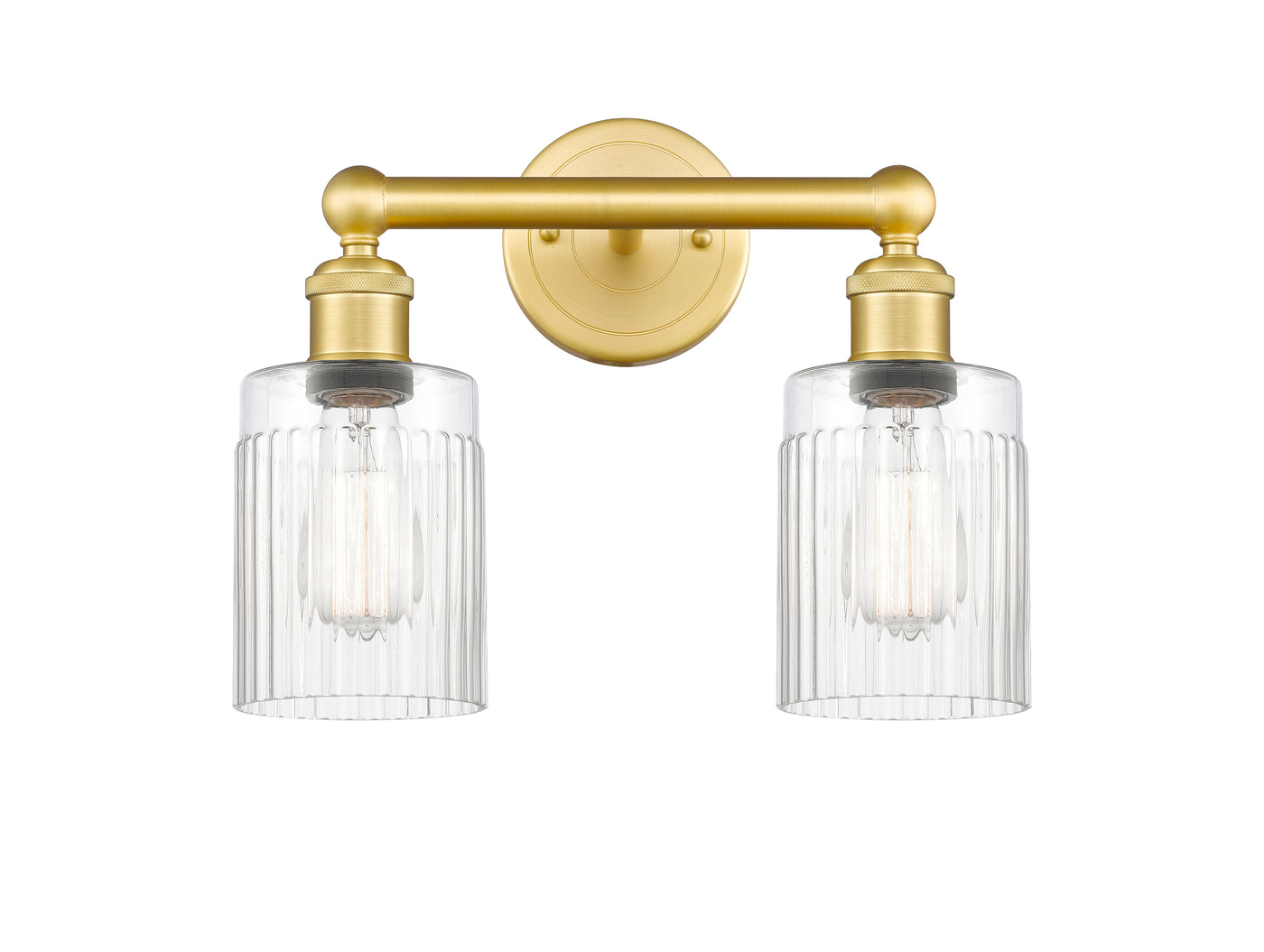 Edison Bath Vanity Light Cast Brass 15.75