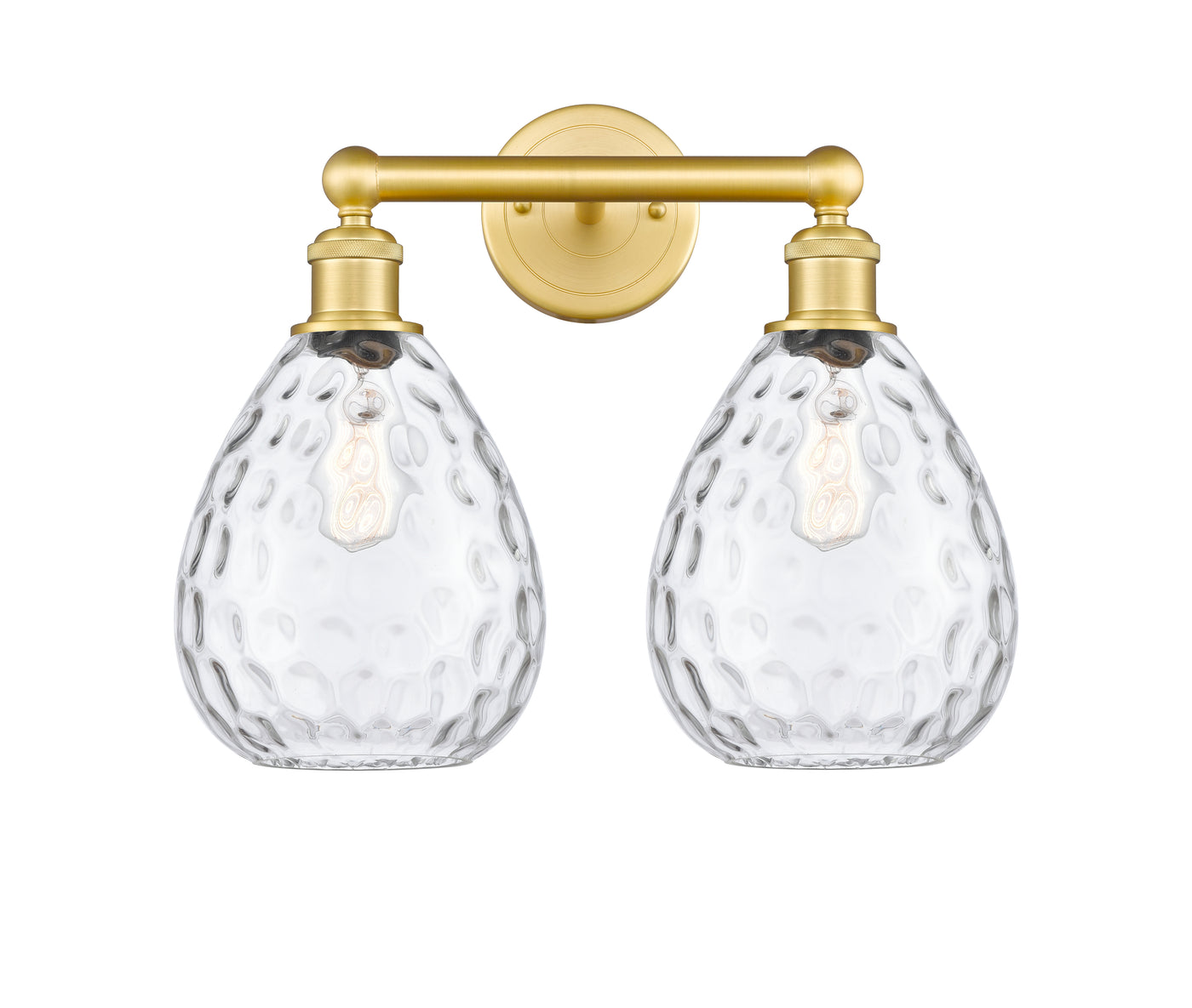 Edison Bath Vanity Light Cast Brass Glass
