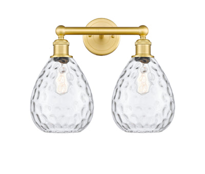 Edison Bath Vanity Light Cast Brass Glass