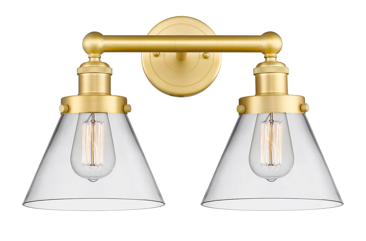 Edison Bath Vanity Light Cast Brass