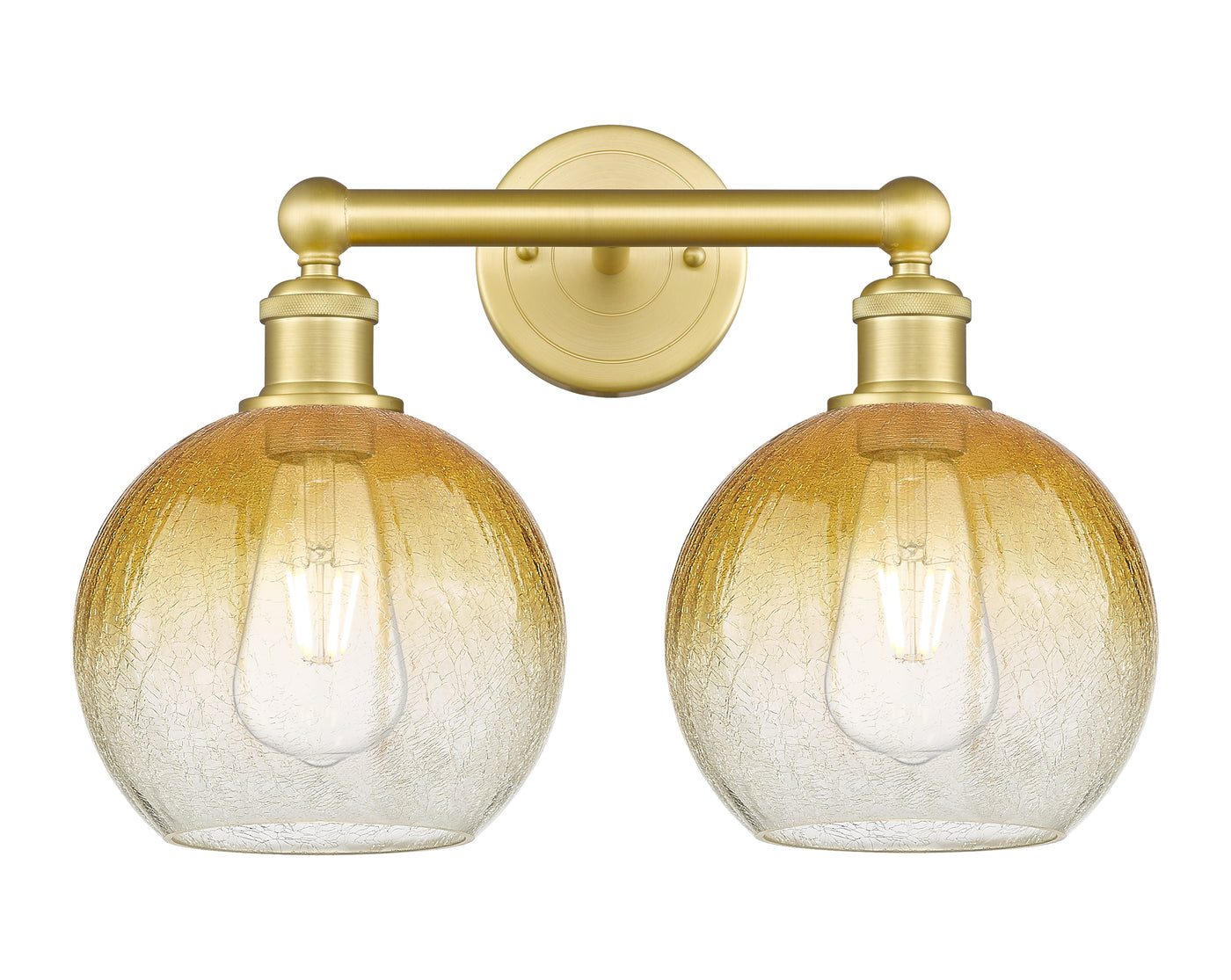 Edison Bath Vanity Light Cast Brass Finish