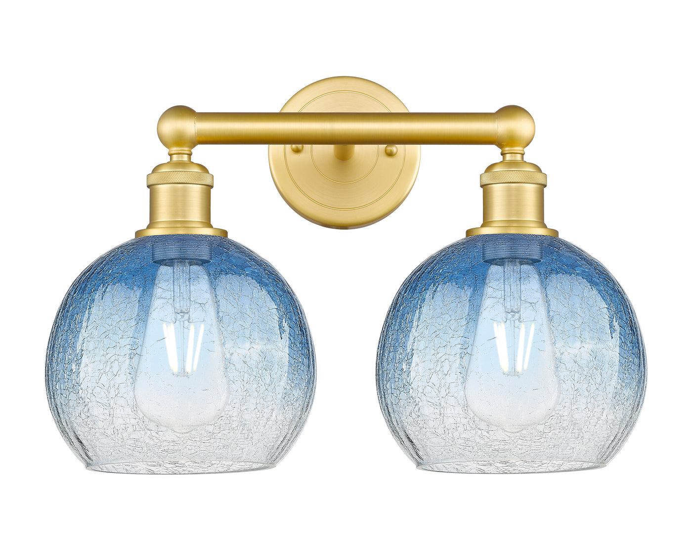 Edison Bath Vanity Light Cast Brass Finish