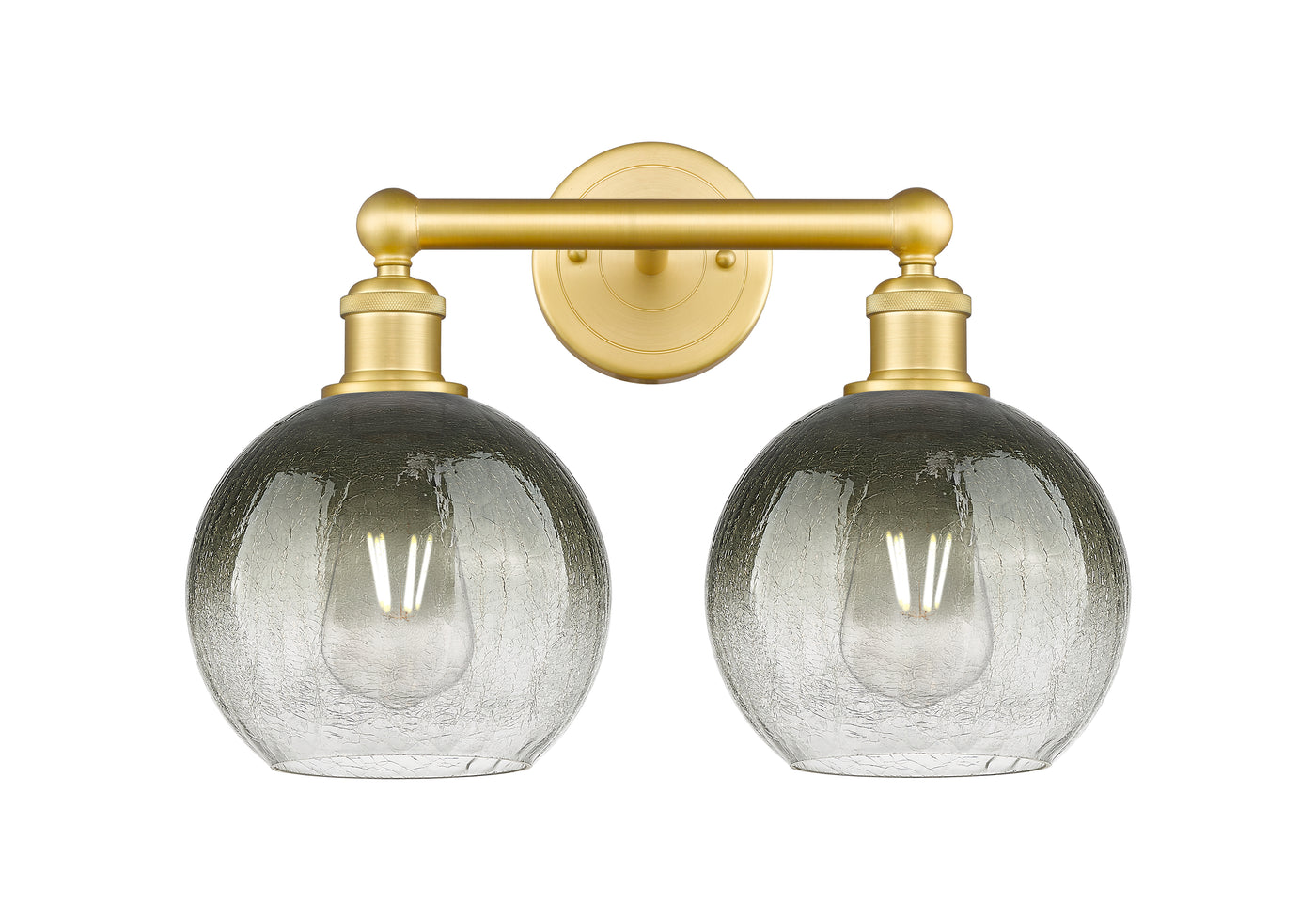 Edison Bath Vanity Light Cast Brass Finish