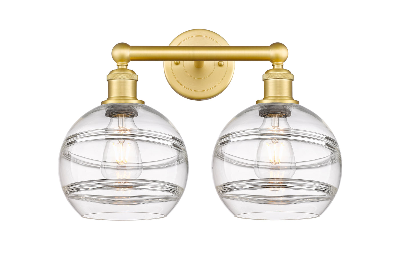 Edison Bath Vanity Light Cast Brass Finish