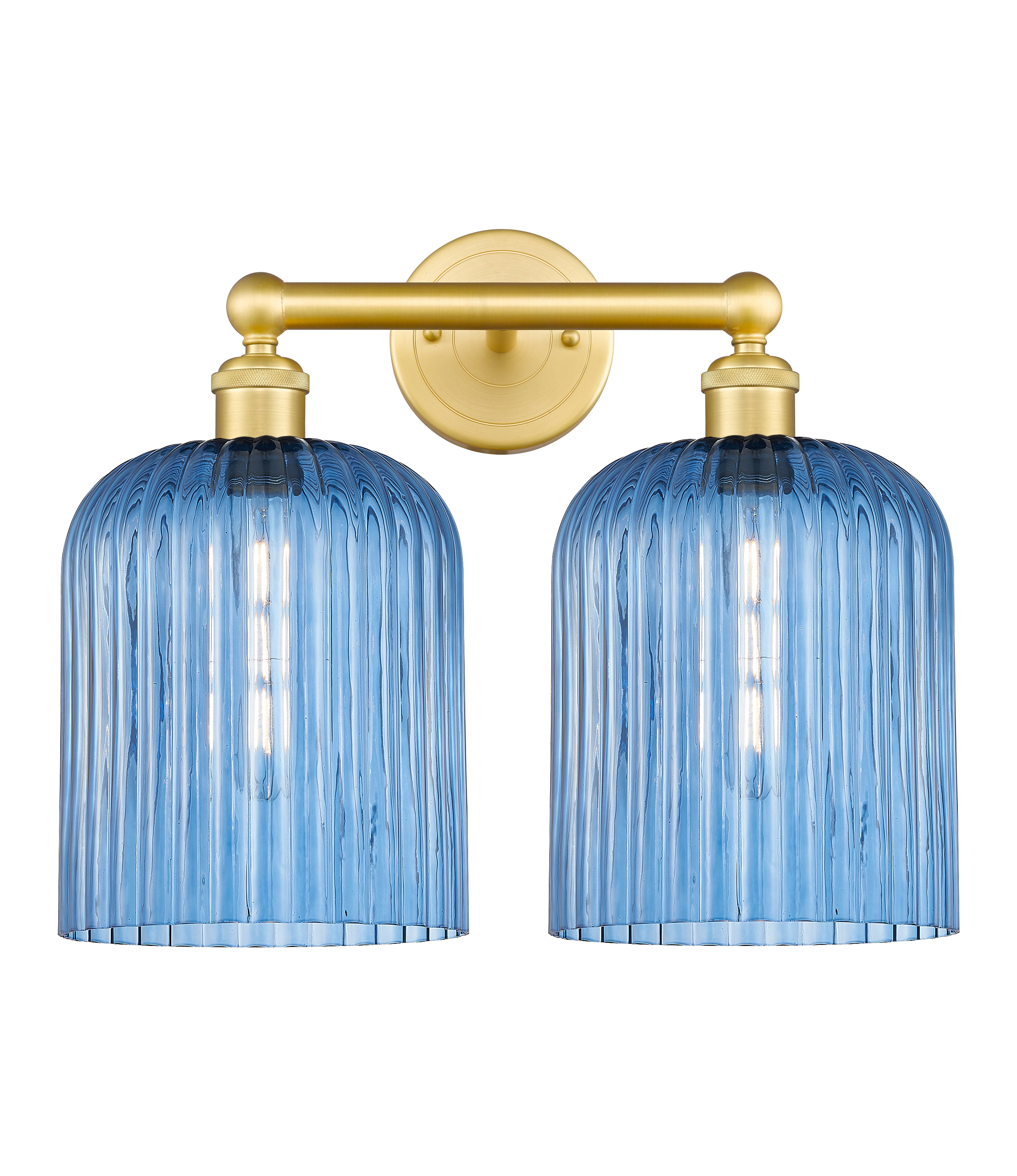 Edison Bath Vanity Light Cast Brass 14 Inch