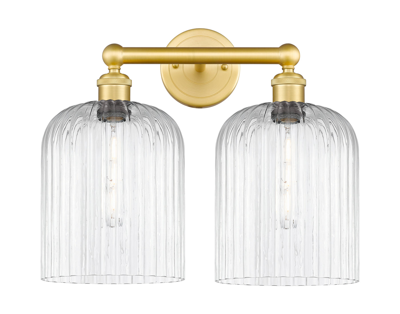 Edison Bath Vanity Light Cast Brass 14 Inch