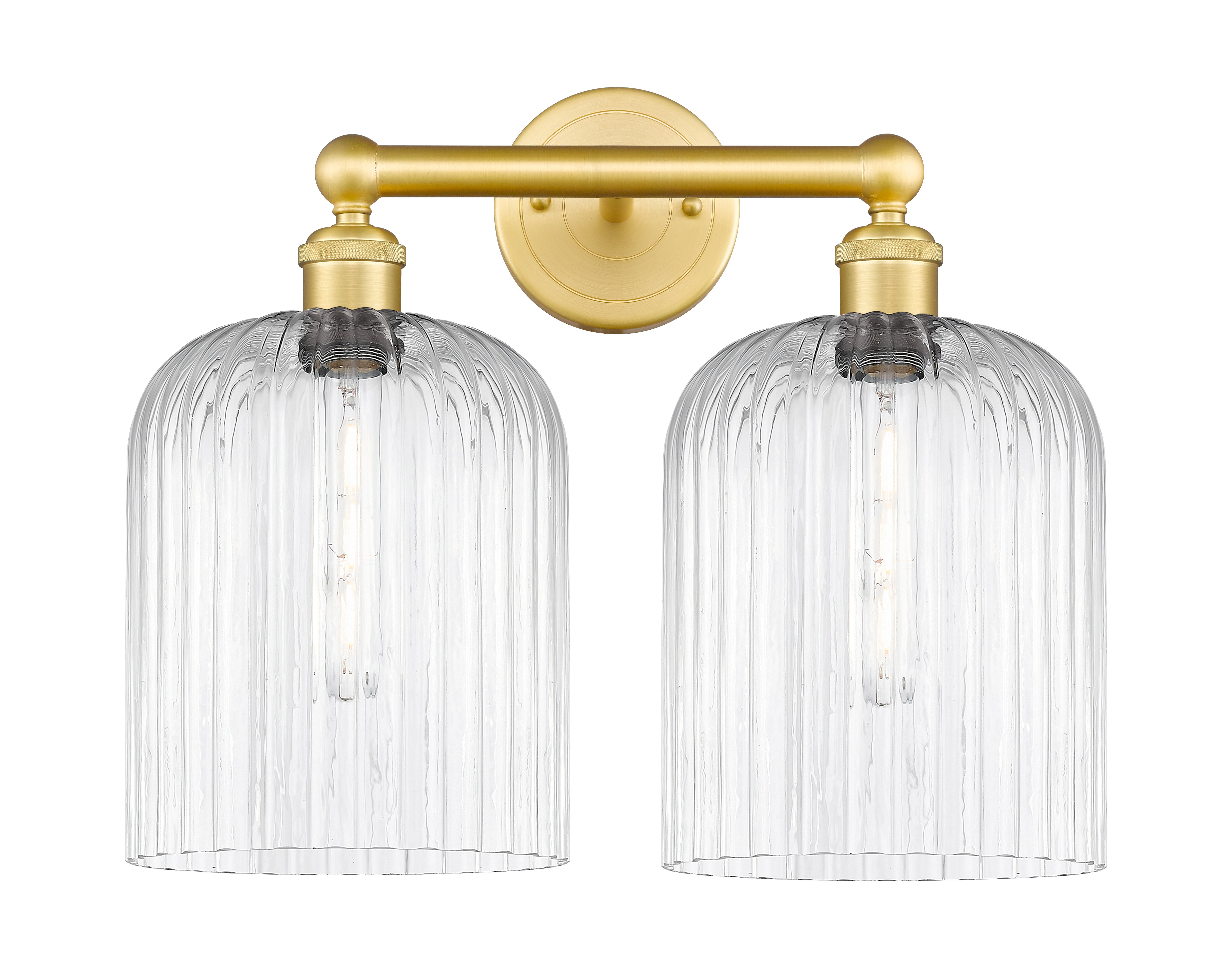 Edison Bath Vanity Light Cast Brass 14 Inch