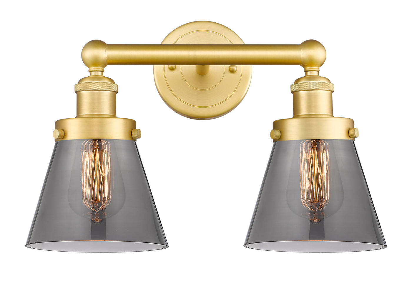 Edison Bath Vanity Light Cast Brass Finish