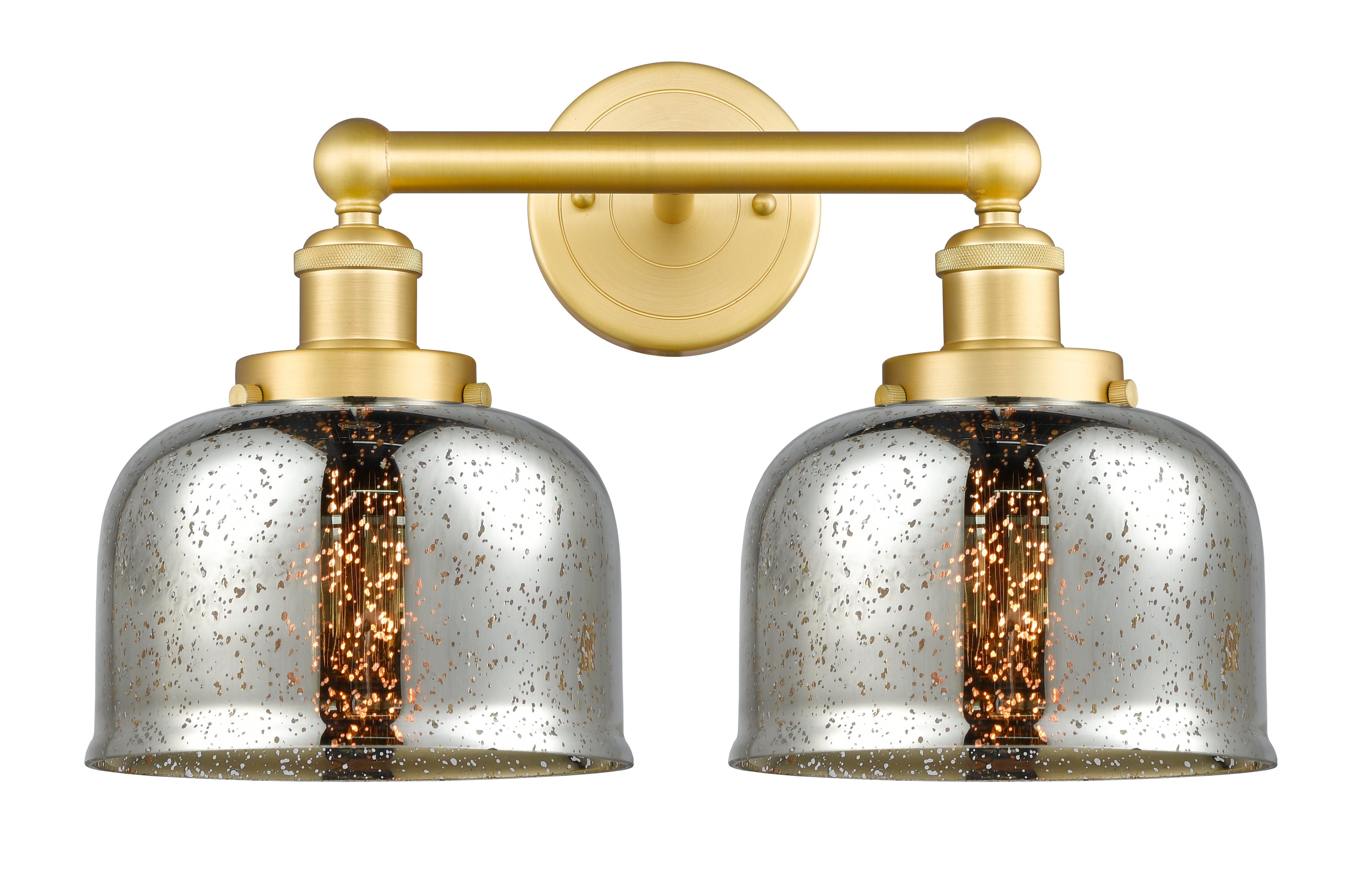 Edison Bath Vanity Light Cast Brass 16 Inches