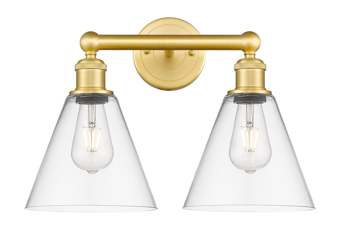 Edison Bath Vanity Light Cast Brass