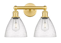 Edison Bath Vanity Light Steel Glass Brass