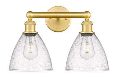 Edison Bath Vanity Light Steel Glass Brass
