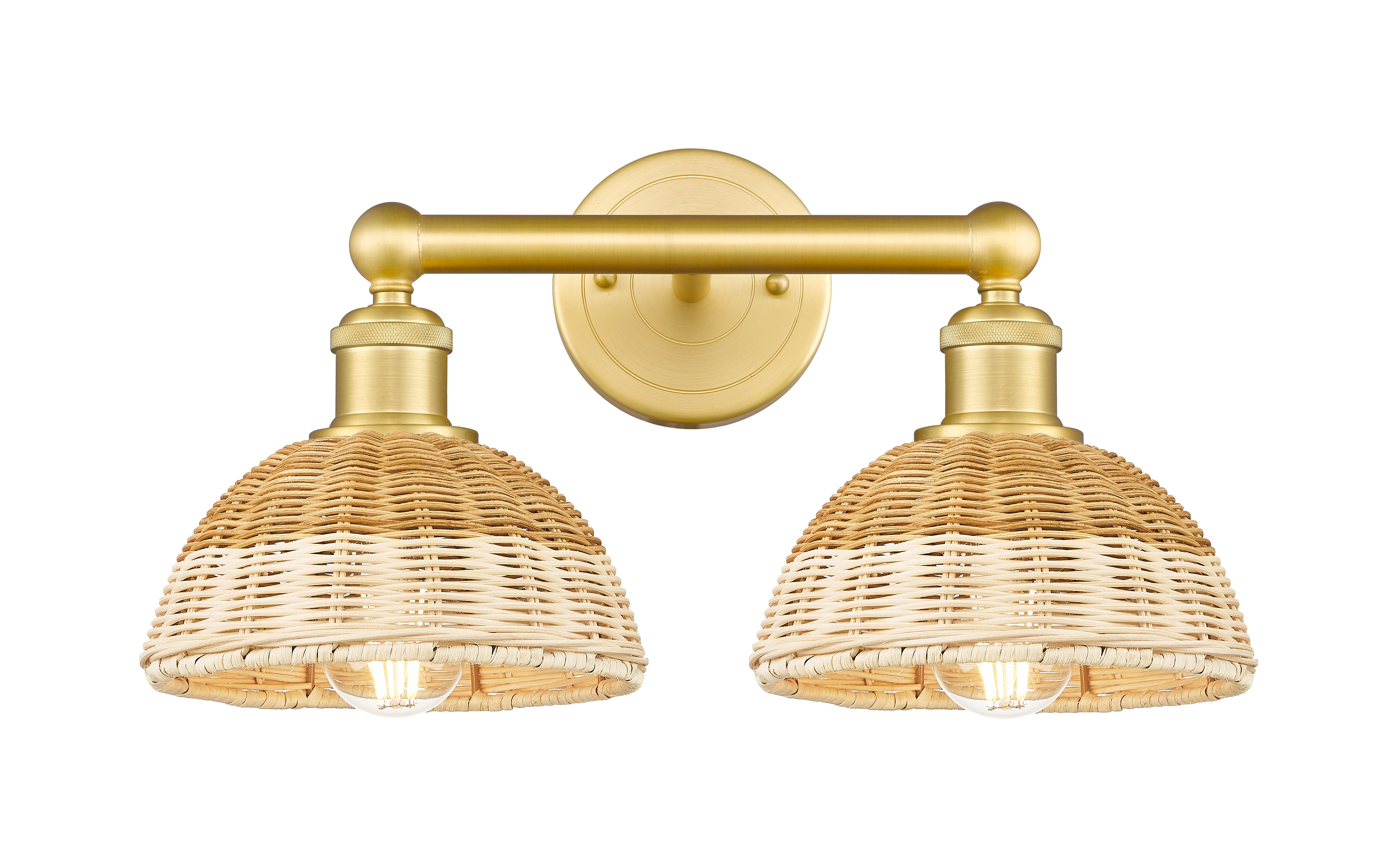 Edison Bath Vanity Light Steel Glass