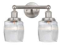 Edison Bath Vanity Light Cast Brass Glass