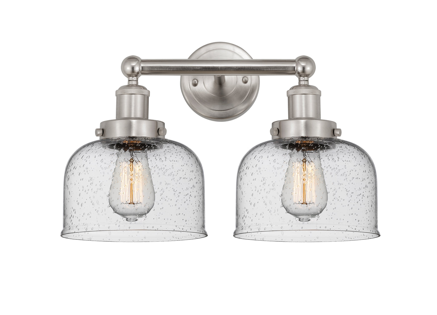 Edison Bath Vanity Light Cast Brass 16 Inches