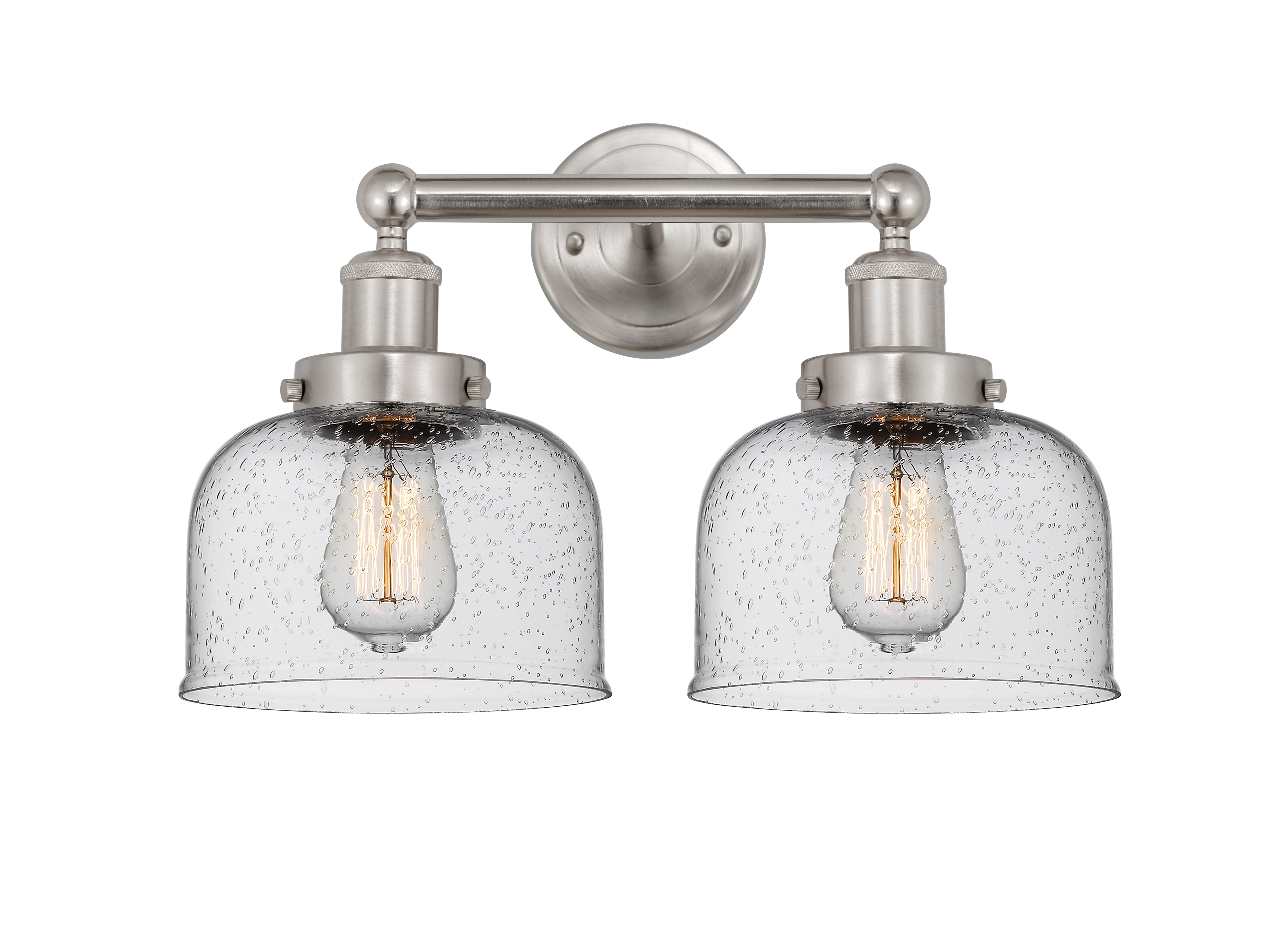 Edison Bath Vanity Light Cast Brass 16 Inches